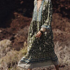 Zara PRINTED MIDI DRESS